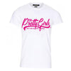 'Pretty Girls Do Pretty Things' T-Shirt (Pink/White)